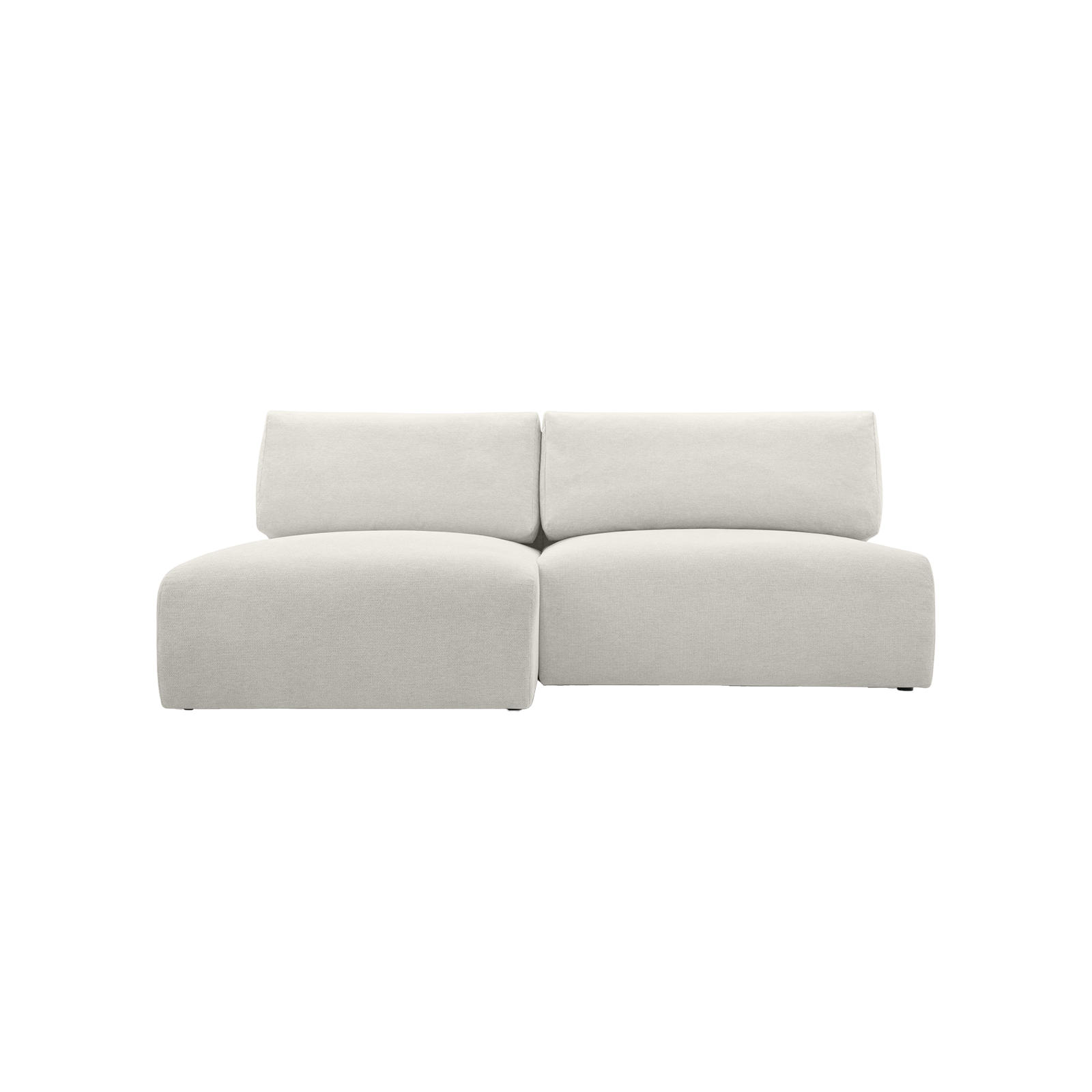 ECKSOFA Ripley mit Schlaffunktion, Wei� - Weiß, Textil (223/150cm) - Fedve