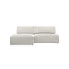 ECKSOFA Ripley mit Schlaffunktion, Wei� - Weiß, Textil (223/150cm) - Fedve