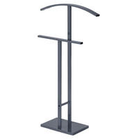 HERRENDIENER SCOTT - Grau, Metall (40/100/20cm) - IDIMEX