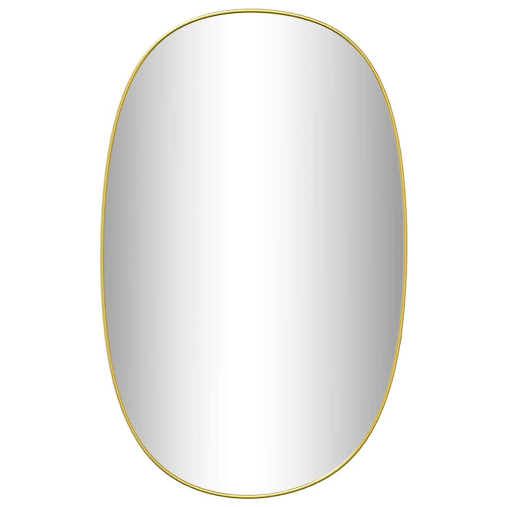 WANDSPIEGEL Golden 80x50 cm - Goldfarben, Glas (50/80/1cm) - furnicato