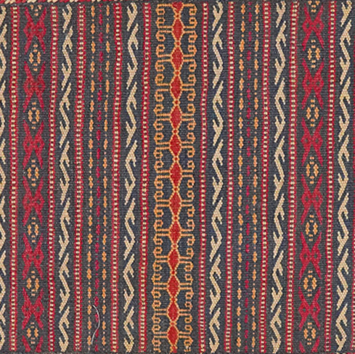 HANDWEBTEPPICH Kelim Kordi Mehrfarbig 91/62 cm Schurwolle - Multicolor, Textil (62/91cm) - Looma