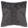 KISSENHÜLLE Faux Rabbit Anthrazit 45x45 cm - Anthrazit, Textil (45/45cm)
