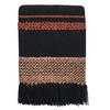DECKE Mehrfarbig Schwartz Bouclé - Multicolor/Schwarz, Textil (125/150cm) - Malagoon