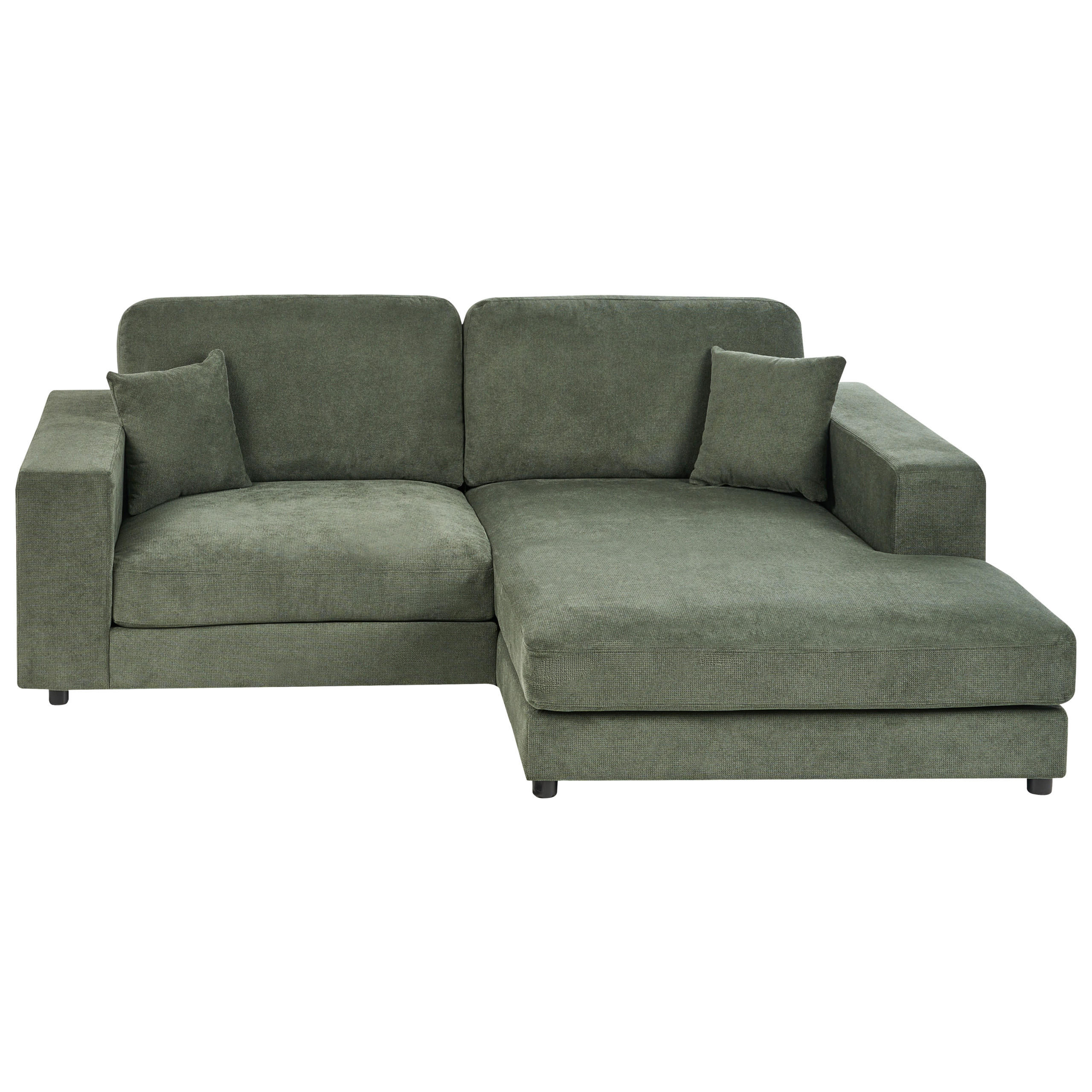 COLȚAR cu 3 locuri textil verde pe partea stângă Lofoten