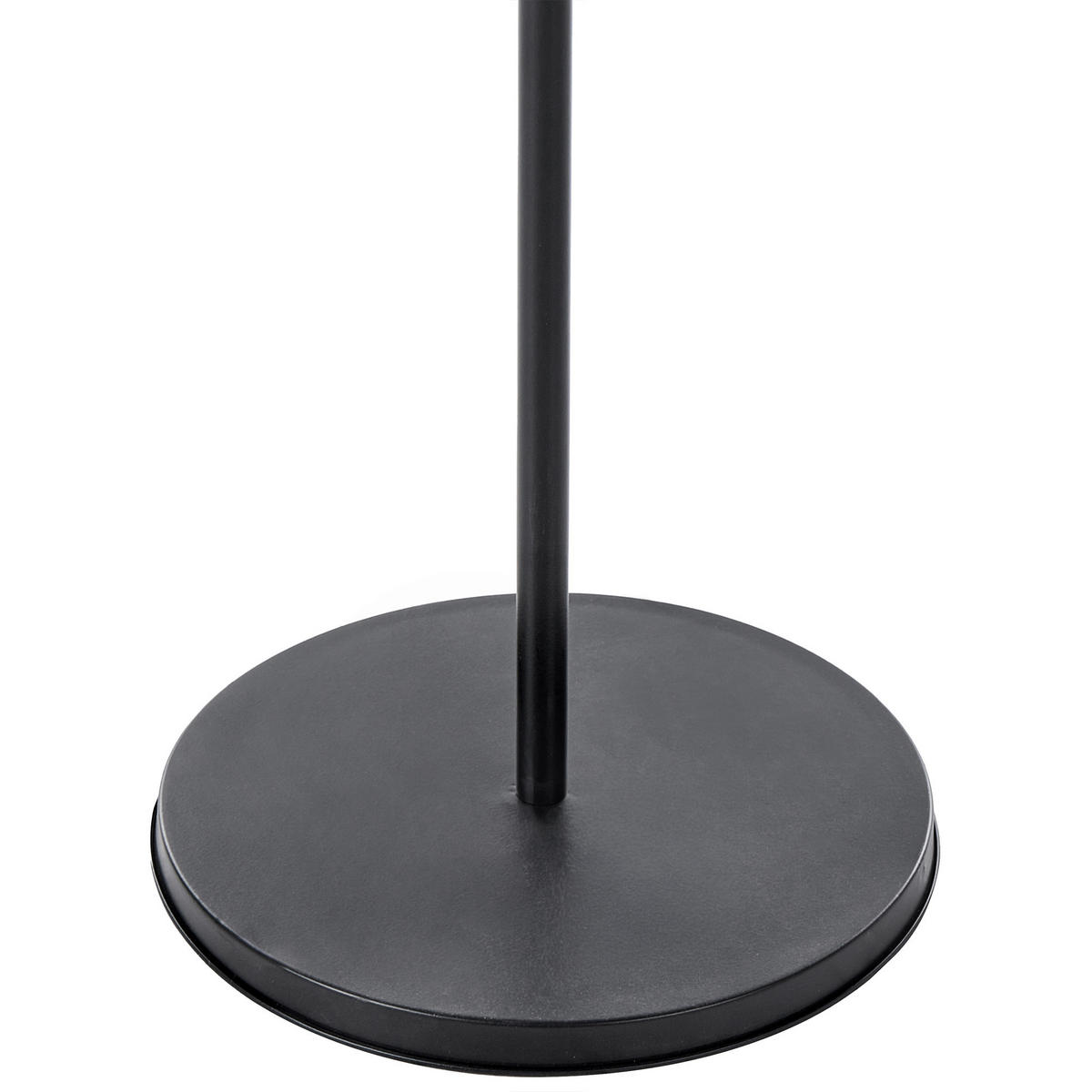 VĚŠÁK NA OBLEČENÍ Černý Thompson - světle hnědá, kov (40/130/30cm) - Beliani