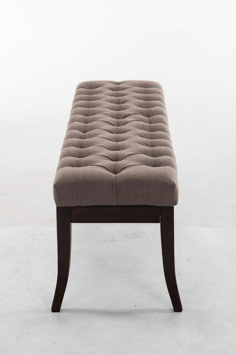 SITZBANK 150/38 cm Stoff Taupe - Taupe, Holz/Textil (150/46/38cm) - CLP