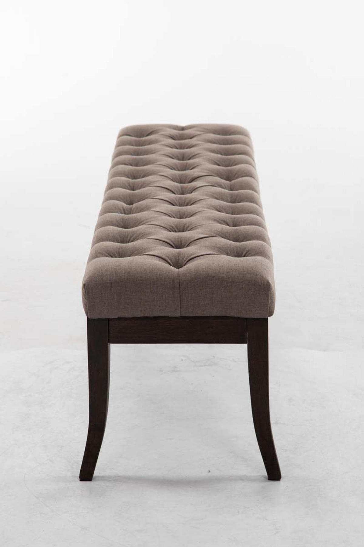 SITZBANK 150/38 cm Stoff Taupe - Taupe, Holz/Textil (150/46/38cm) - CLP