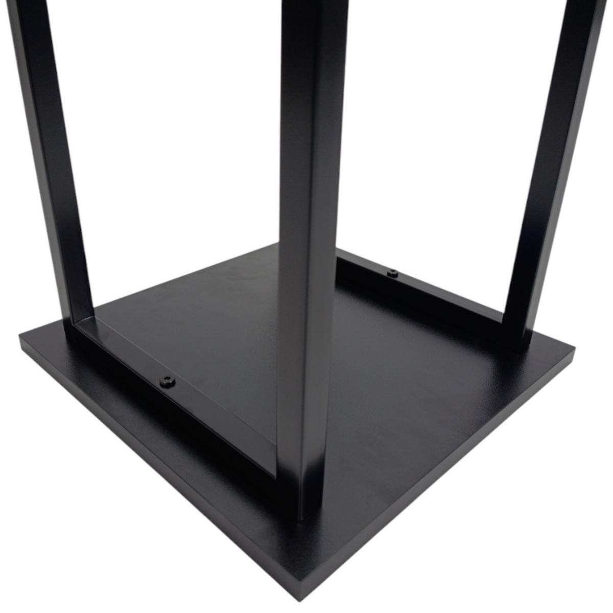 KAMINHOLZREGAL Metall Schwarz Stabil 112×33×33 cm - Schwarz, Metall (33/112/33cm) - Begryf