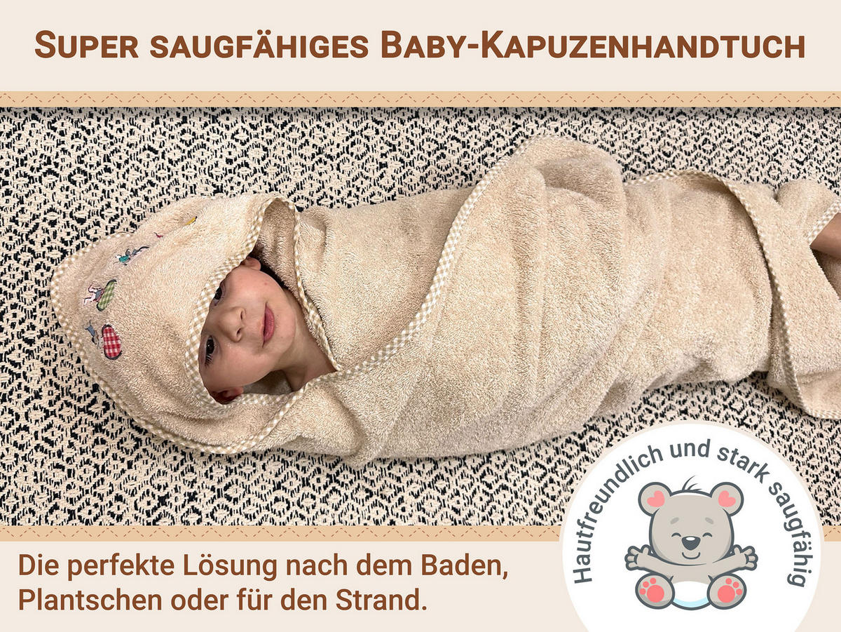 HANDTÜCHER, 100x100 cm, 100% Baumwolle, Braun - Creme, Textil (100/100cm) - Zollner