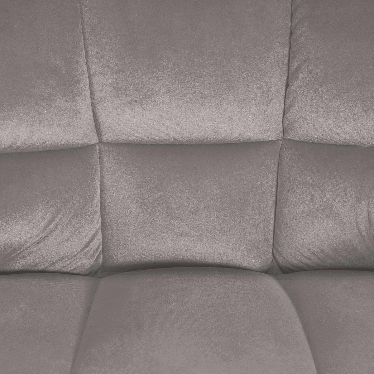BARHOCKER Damaso Samt 64x45x88 cm grau - Grau, Textil (64/88/45cm) - furnicato
