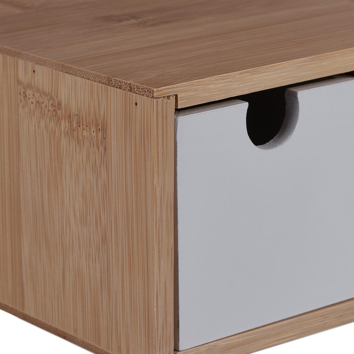 SCHUBLADENBOX - Multicolor, Holz/Holzwerkstoff (26/9/18cm) - Relaxdays