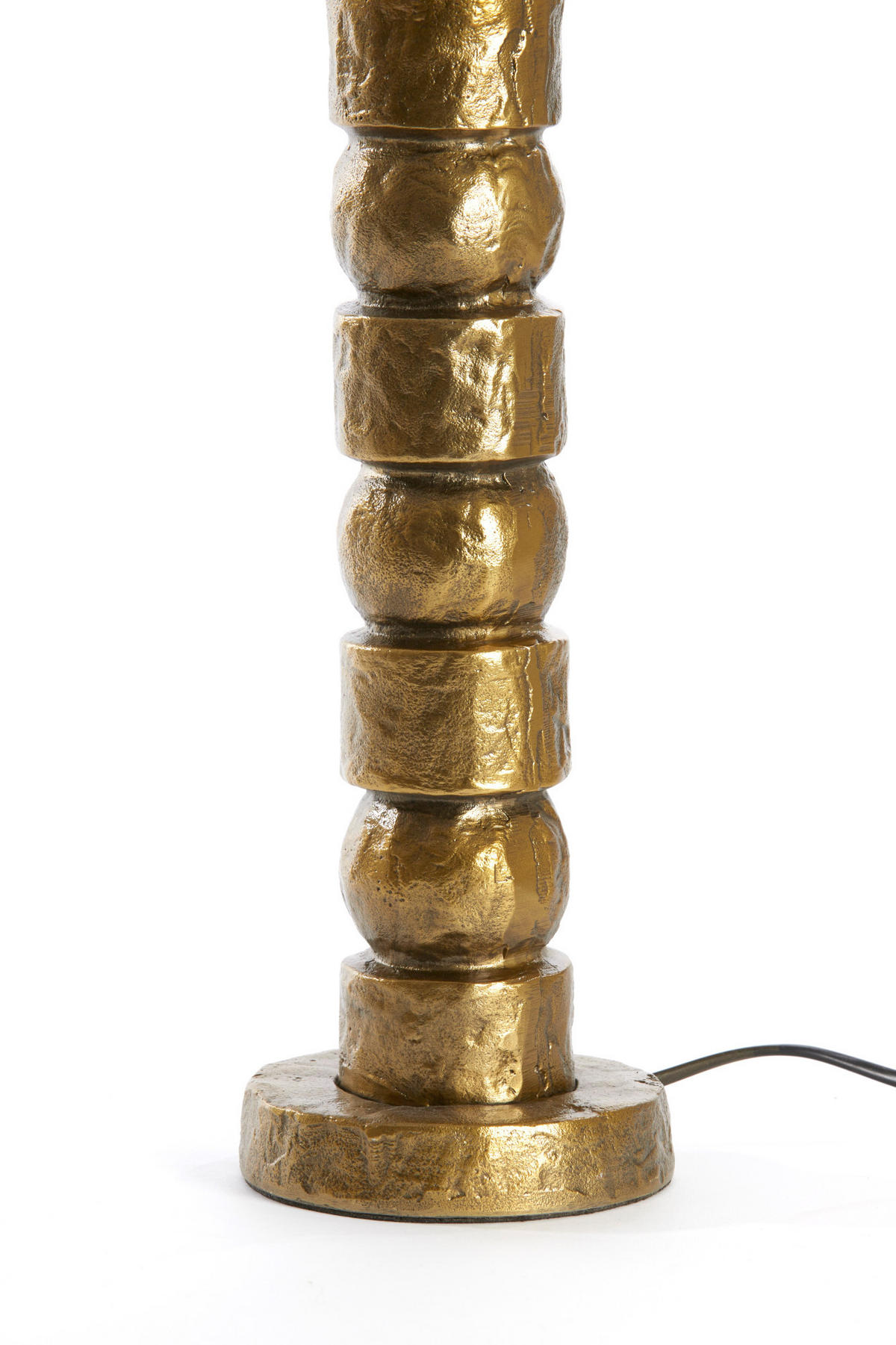 LAMPENFUSS Akti Bronze Ø13/45 cm - Bronzefarben, Metall (13/13/45cm) - Light & Living