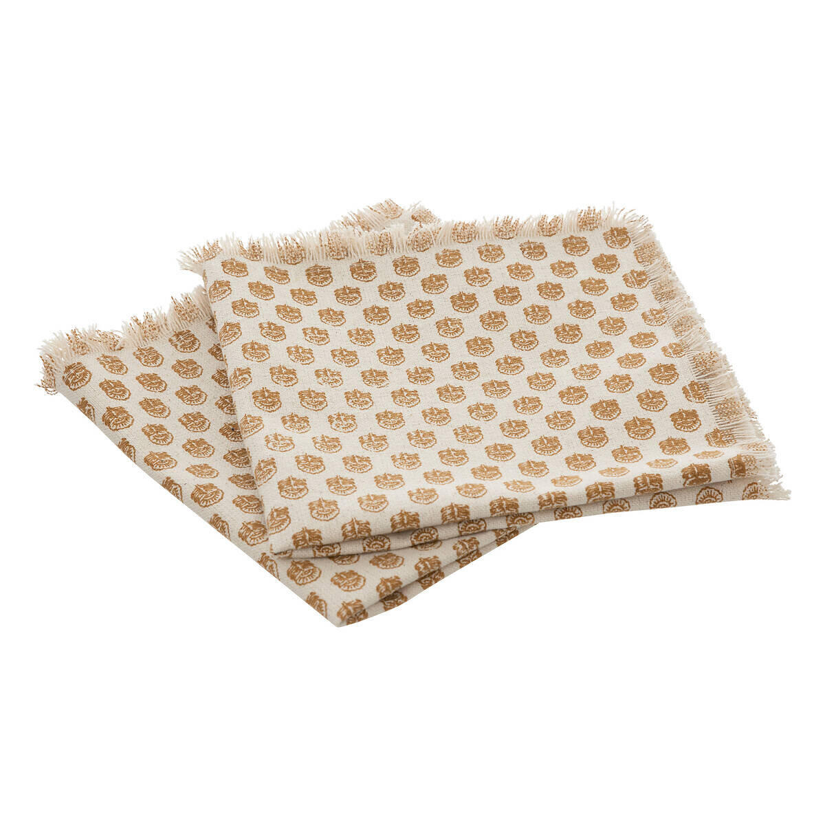 SERVIETTEN Indie 40/40 cm 2er-Set - Multicolor, Naturmaterialien (40/40cm) - Atmosphera Createur d´interieur