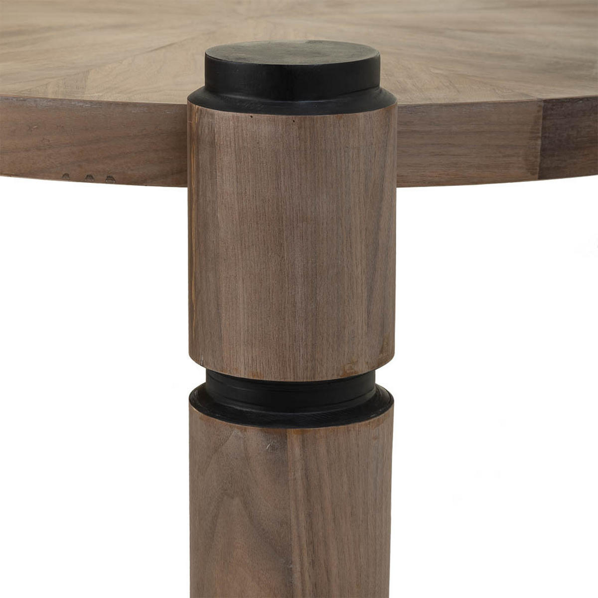 COUCHTISCH aus Holz und Metall D110x46 cm - Braun, Holz (110/110/46cm) - Wanderlust