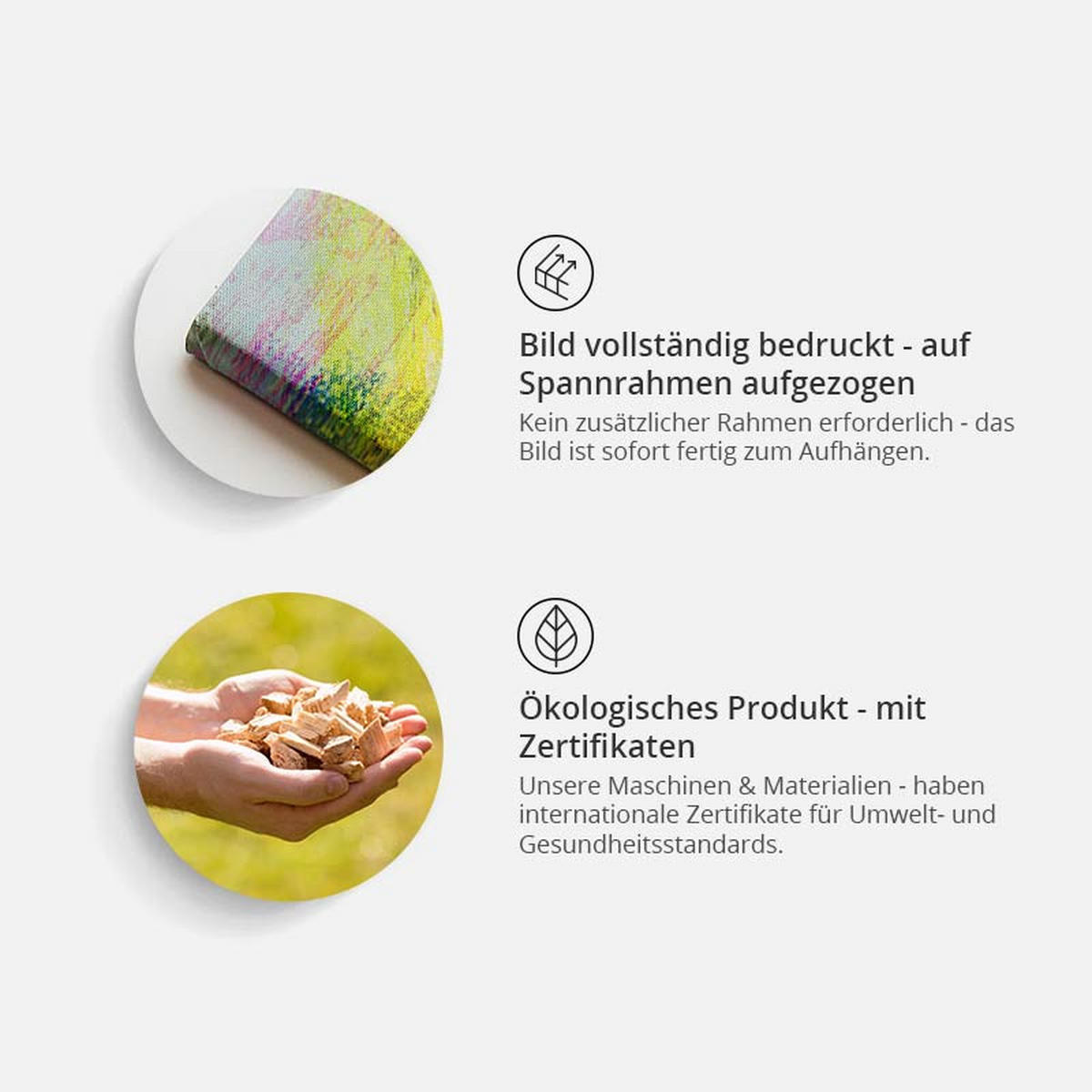 KUNSTDRUCK Braun 70/35 cm - Braun/Grau, Textil (70/35cm) - KUNSTLOFT