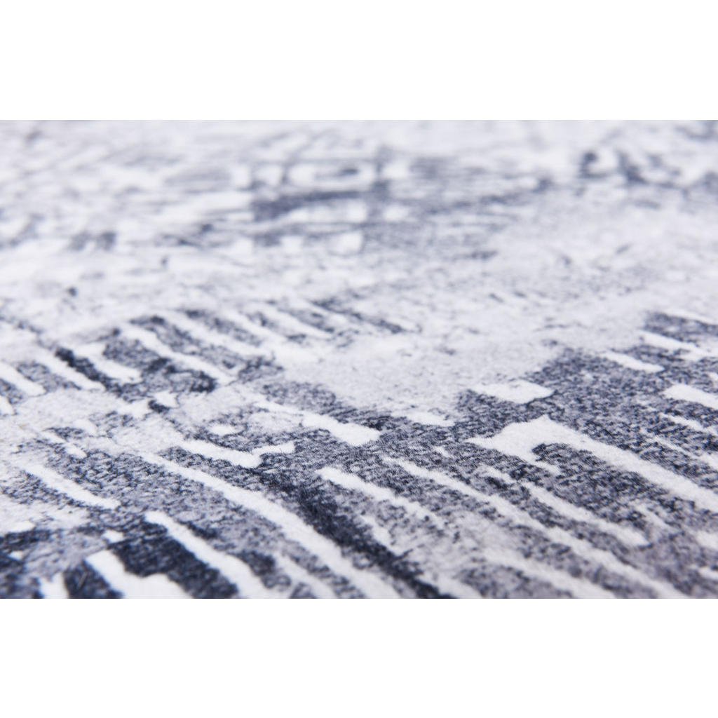 Thumbnail - Gino Falcone Kurzflorteppich, Grau, Textil, Abstrakt, Rechteckig, 90x160 cm, für Fußbodenheizung geeignet, Teppiche & Bö...