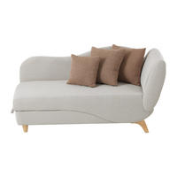RECAMIERE mit Schlaffunktion - 1 Person - Stoff - Beige - - Beige, Textil (160/81/80cm) - Vente-Unique