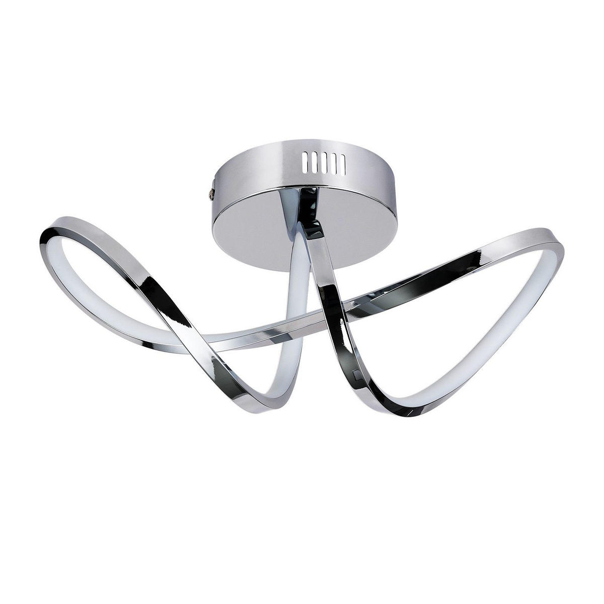 LED-DECKENLEUCHTE Marburg 34/14.5/17 cm - Silberfarben, Metall (34/14.5/17cm) - Nettlife