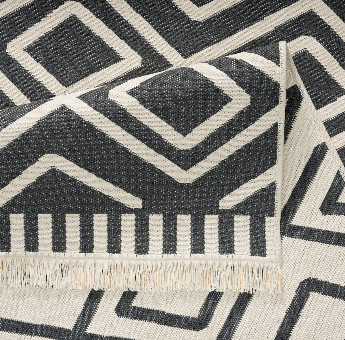 KURZFLORTEPPICH 200/280 cm Skandi 148 - Anthrazit, Textil (200/280cm) - Paco Home