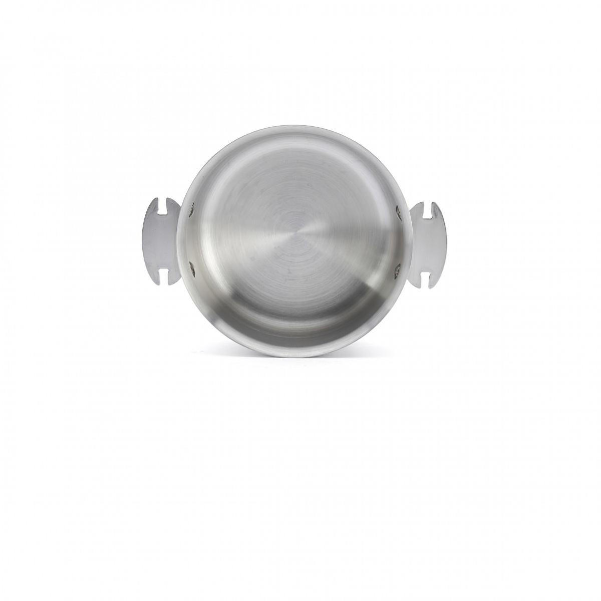 TOPF Loqy - Silberfarben, Metall (16cm) - De Buyer