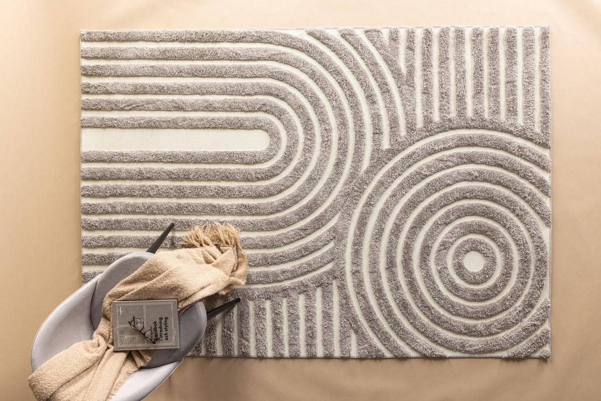 WOHNZIMMERTEPPICH NIKITA Grau 200x290x4 cm - Grau, Textil (200/290cm) - FURNLUX