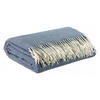 PLAID Carina sturm 130 x 190 cm - Blau, Textil (130/190cm) - Vivaraise