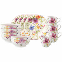 FRÜHSTÜCKS-SET Mariefleur Basic bunt 12-tlg. - Multicolor, Keramik (2/2/2cm) - Villeroy & Boch