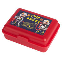 BROTDOSE Playmobil City Action Feuerwehr Rot 17,5 x 12,8 x 6,9 cm - Rot, Kunststoff (17.5/6.9/12.8cm) - Playmobil