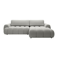 SCHLAFSOFA - 4 Personen - stoff - hellgrau Fridora - Hellgrau, Textil (272/81/168cm) - Vente-Unique