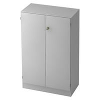 AKTENSCHRANK - 3 Ordnerhöhen 42/80/127 cm in Grau - Grau, Holzwerkstoff (80/127/42cm) - bümö