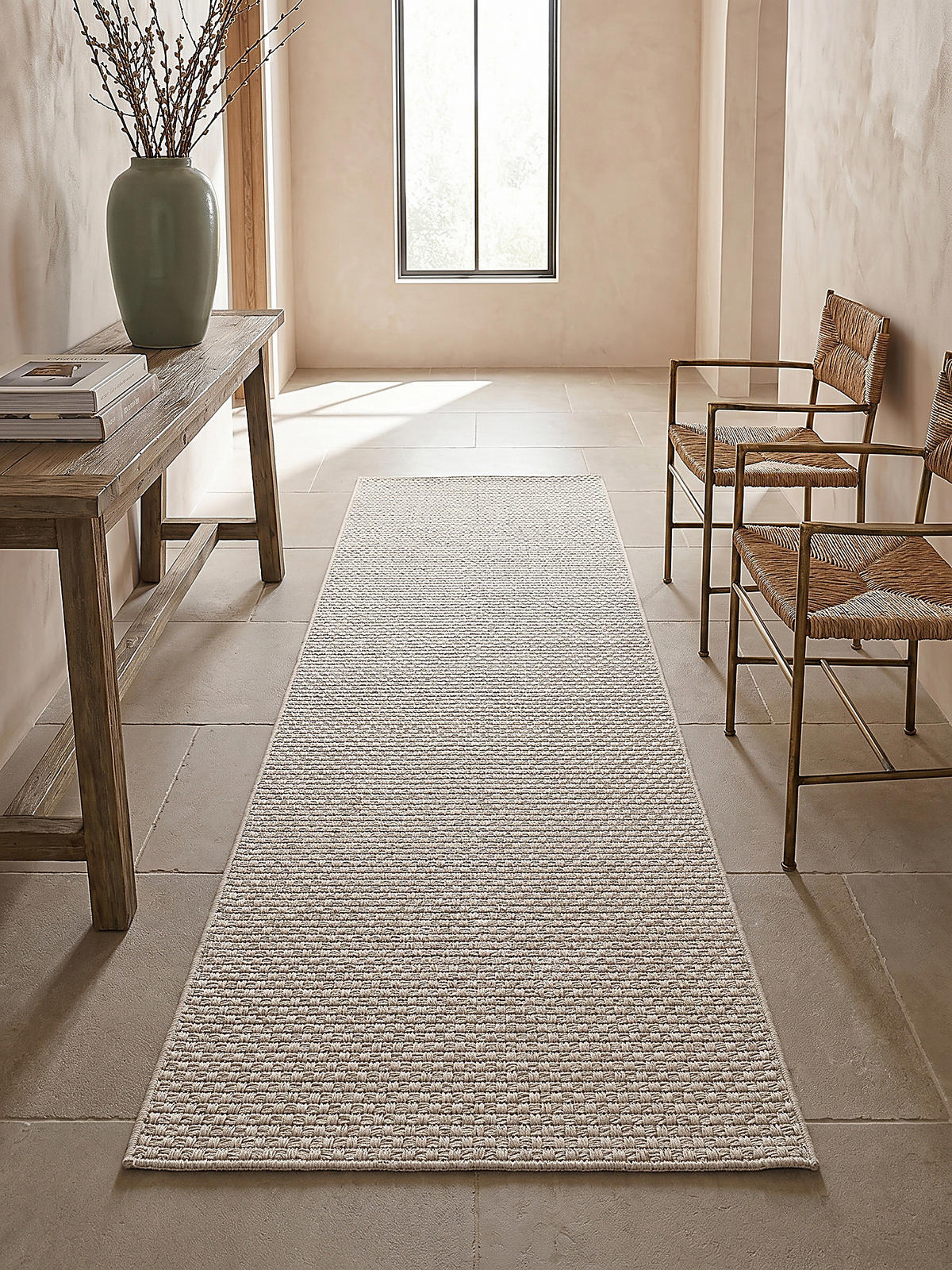 TEPPICHLÄUFER Uni BROYE Polypropylen Beige 80 x 150 cm - Beige, Textil (80/150cm) - KADIMA DESIGN