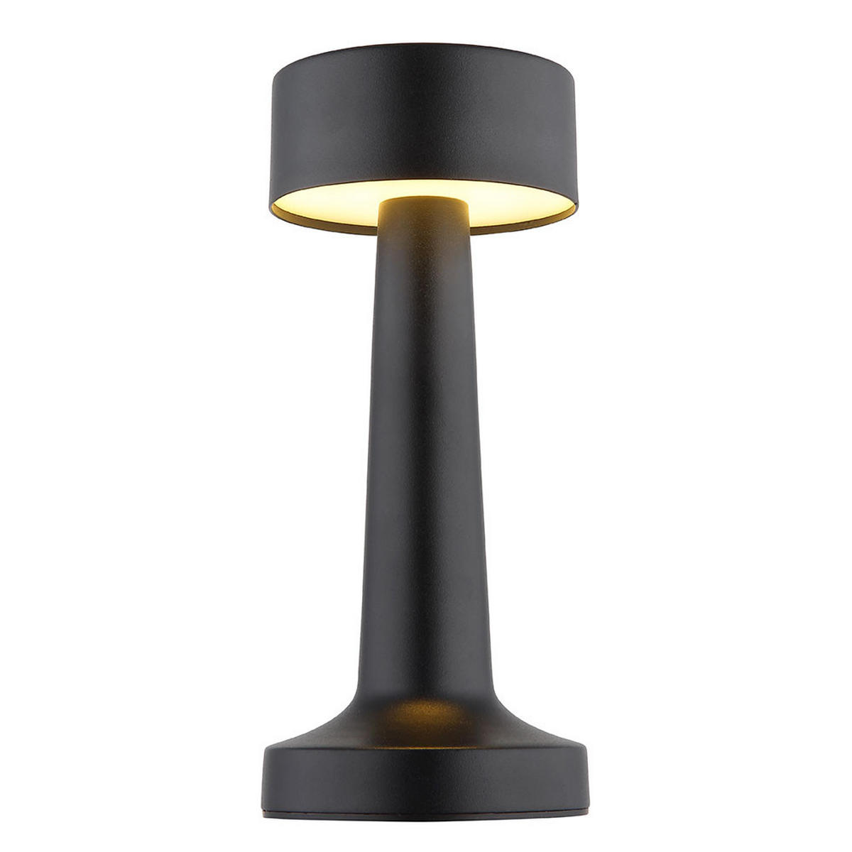 LED TISCHLEUCHTE ANGELIKA Schwarz - Schwarz, Metall (9/9/21cm) - Globo Lighting