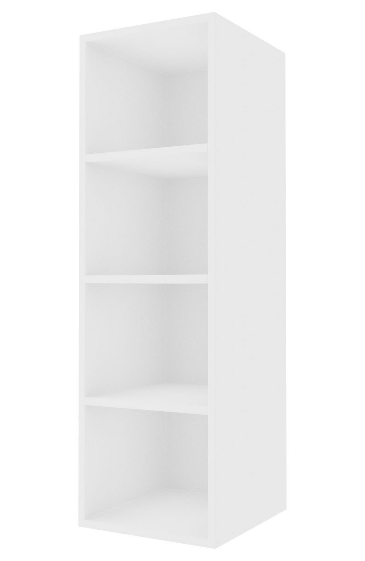 KÜCHENHÄNGESCHRANK Kvantum W4/20 Weiß Matt / Weiß Matt 20 / 32,5 / 96cm - Creme/Weiß, Holz/Holzwerkstoff (20/96/32.5cm) - Feldmann-Wohnen