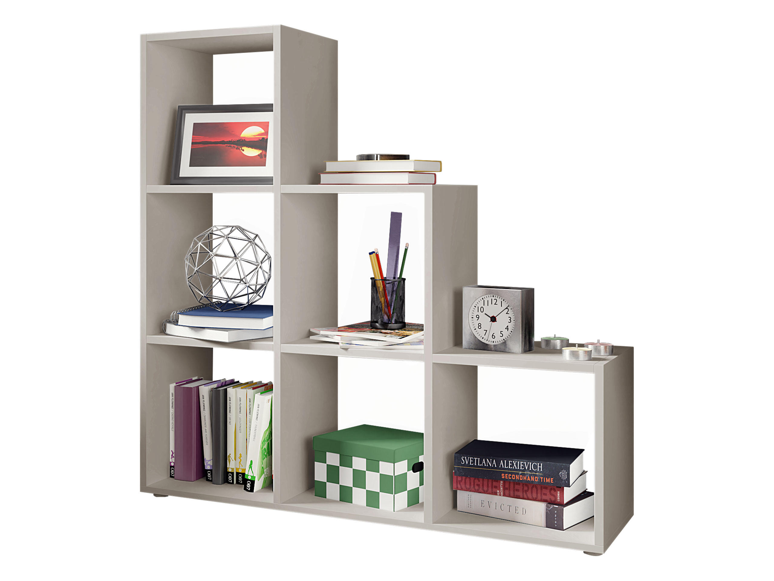 STANDREGAL Trio 011 - Kaschmir, Holzwerkstoff (105/108/33cm) - MIRJAN24