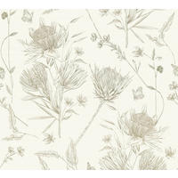 VLIESTAPETE Weiß 53/1005 cm - Grün, Textil (53/1cm) - KUNSTLOFT