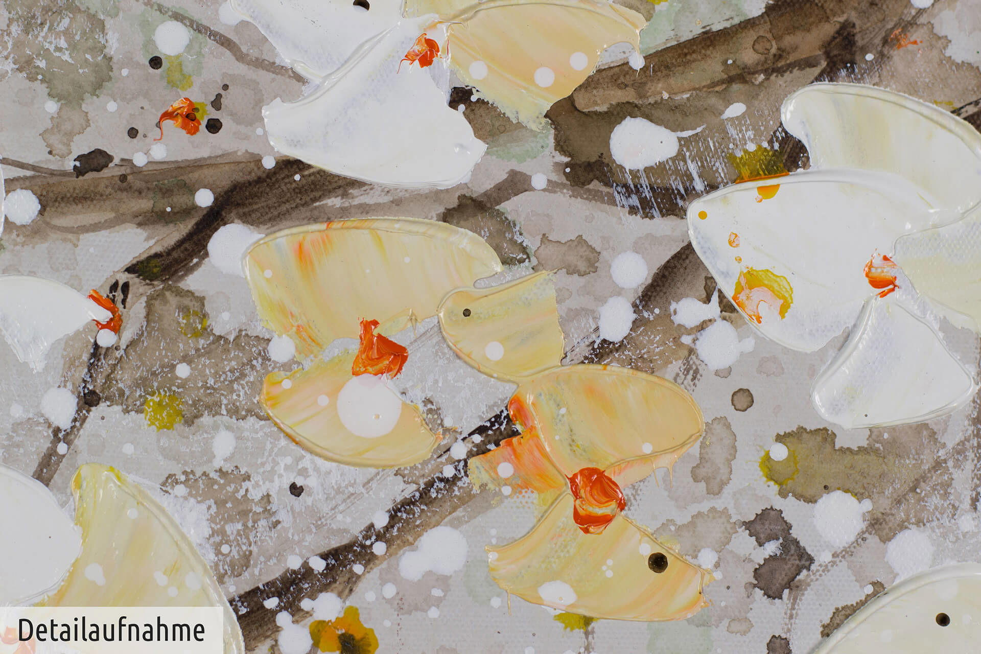 ÖLGEMÄLDE 150/50 cm - Weiß, Holz/Textil (2/50cm) - KUNSTLOFT