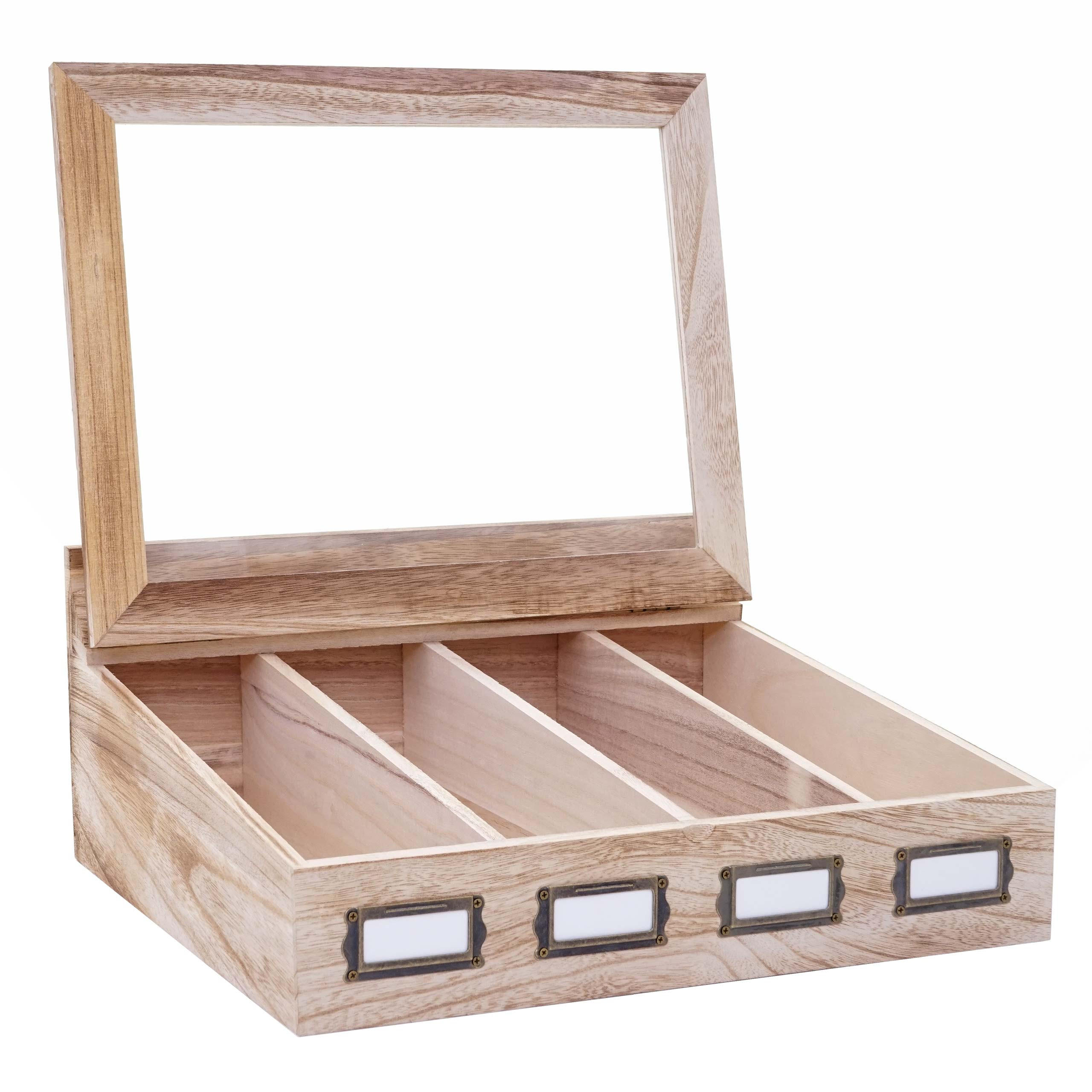 AUFBEWAHRUNGSBOX Braun - Braun, Holz (37/17/33cm) - MCW