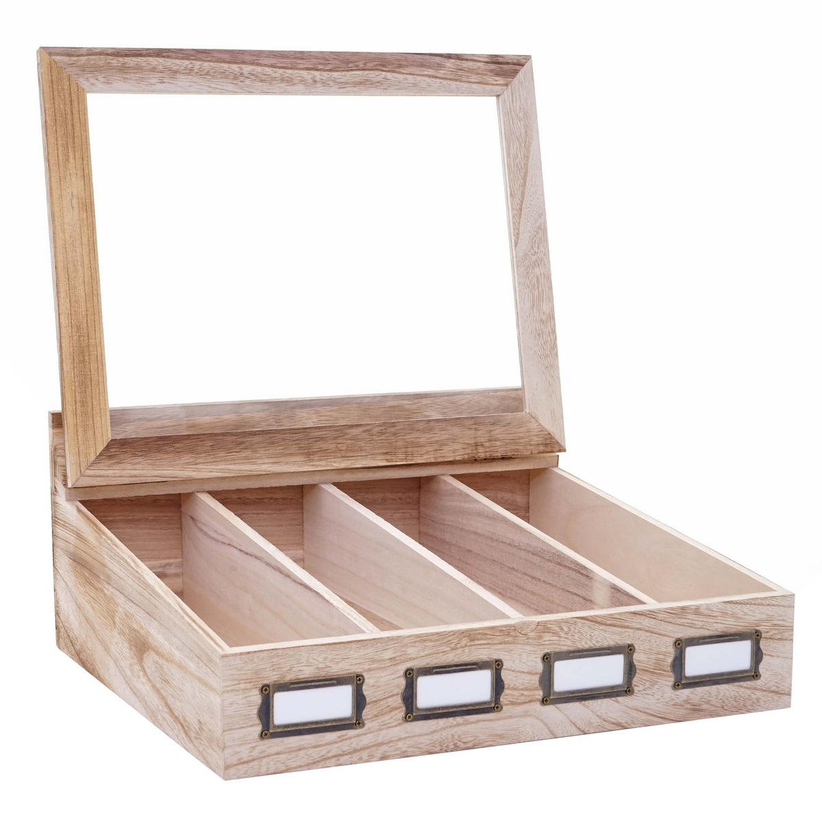 AUFBEWAHRUNGSBOX Braun - Braun, Holz (37/17/33cm) - MCW