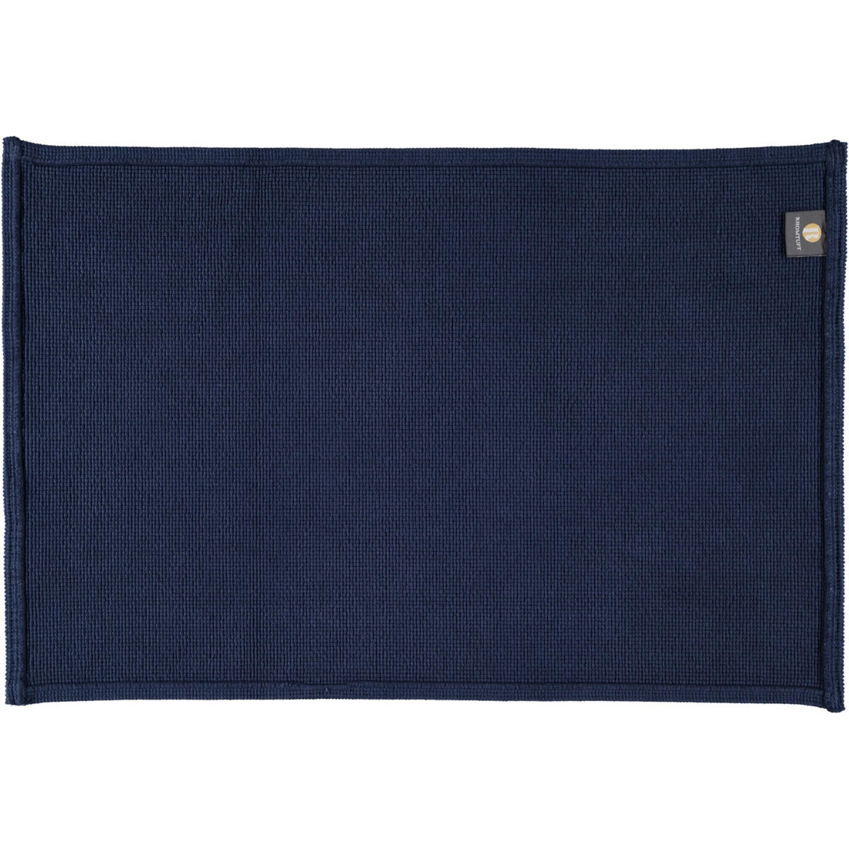 BADEMATTEN PLAIN KOBALT - 84 - Dunkelblau, Textil (70/120cm) - Rhomtuft