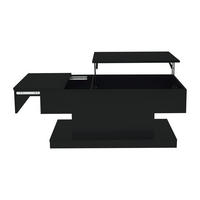 COUCHTISCH Schwarz - Schwarz, Holzwerkstoff (100/50/45cm) - ComfortXL