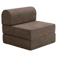 FALTSESSEL Katusha Flachgewebe schoko - Mokka, Kunststoff (80/71/80cm) - 58aufmkessel