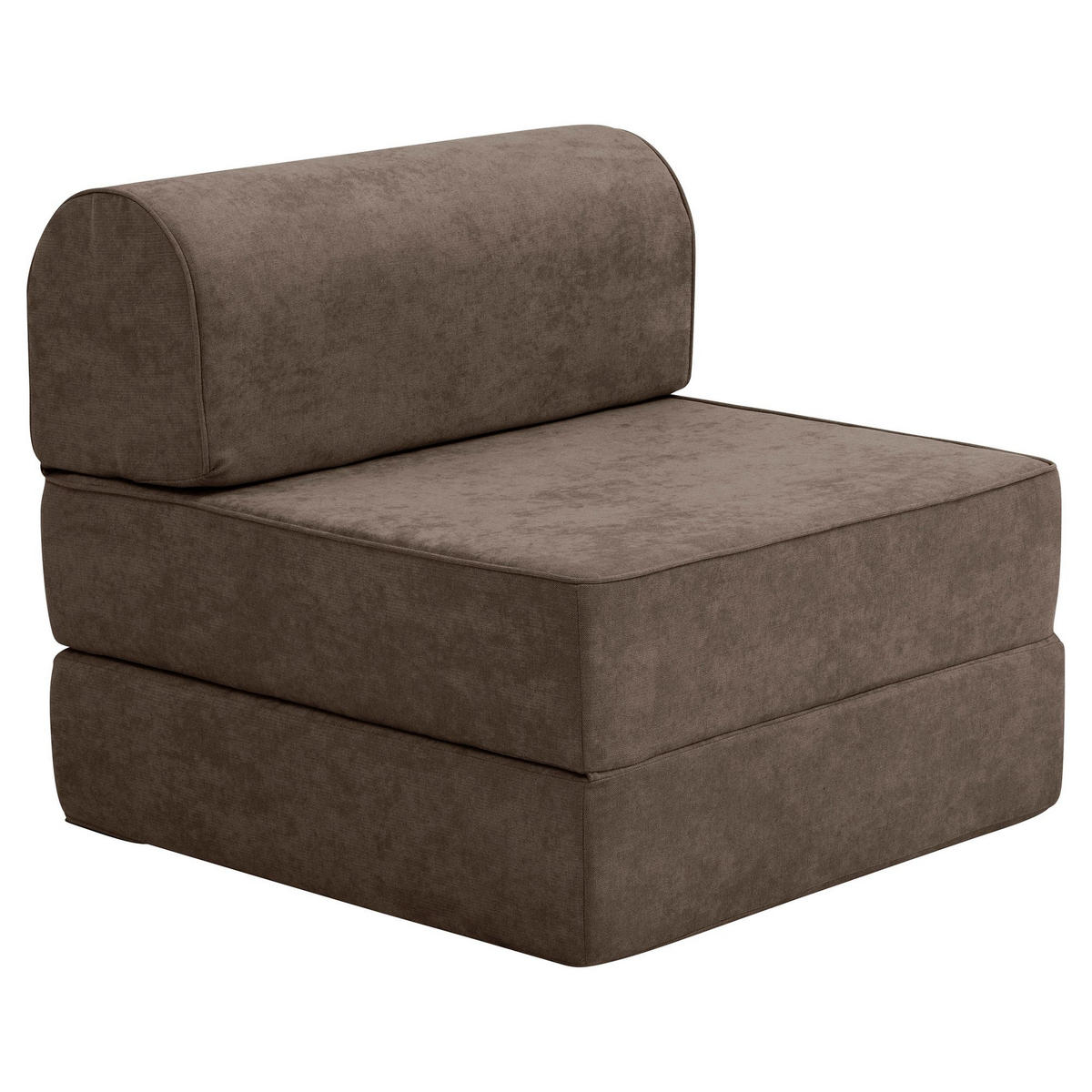 FALTSESSEL Katusha Flachgewebe schoko - Mokka, Kunststoff (80/71/80cm) - 58aufmkessel