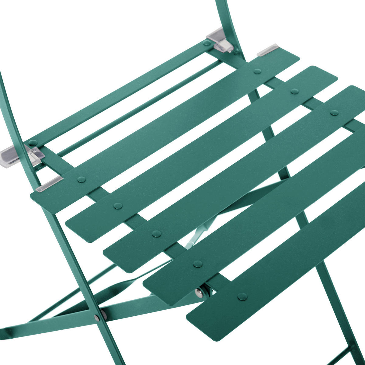 BISTRO-SET BERLIN Metall Dunkelgrün - Dunkelgrün, Metall - SVITA