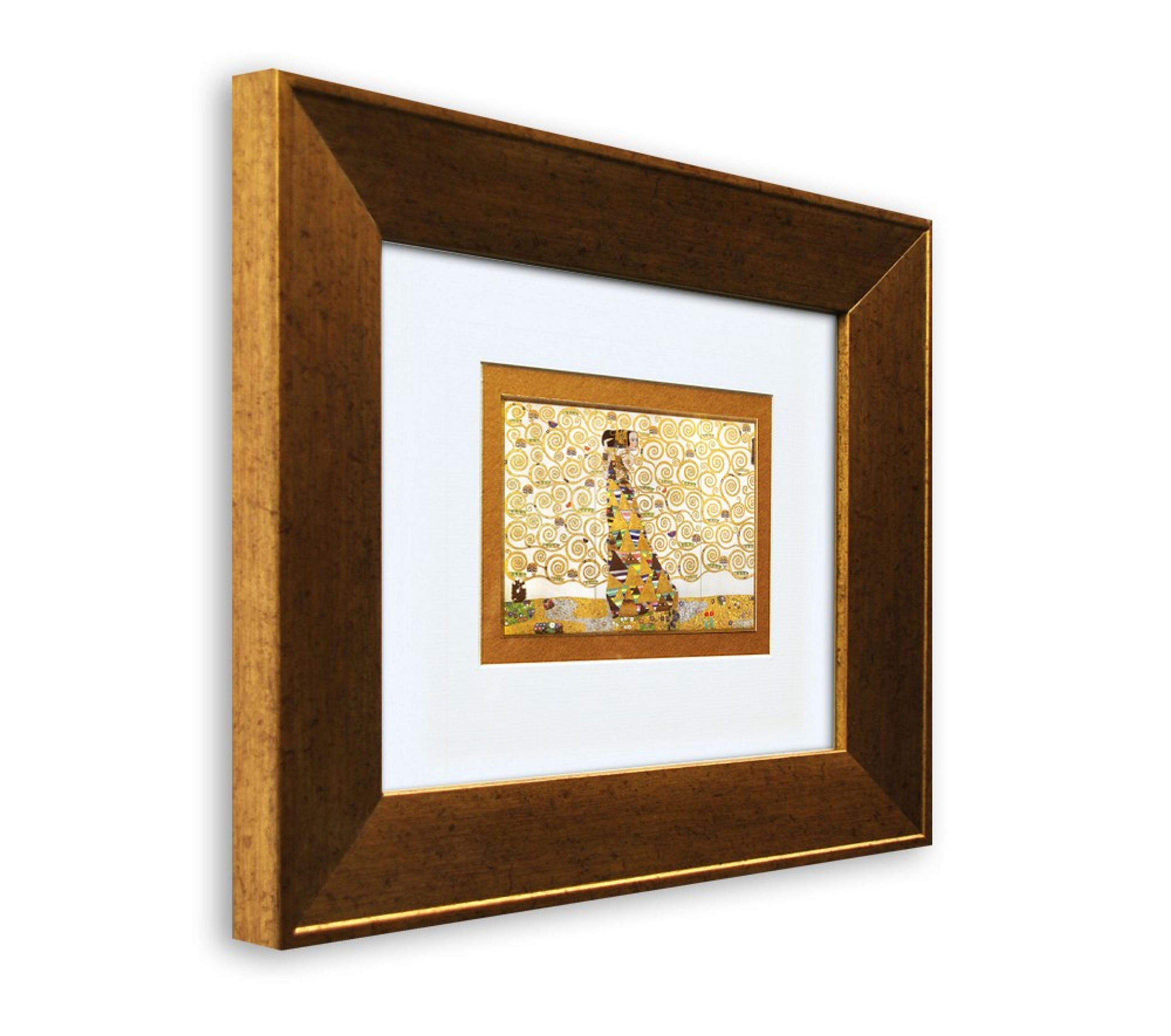 Thumbnail - artissimo Bild, Braun, Holz, Mode, Rechteckig, 41x36 cm, Bilder und Zubehör, Wandbilder, Gerahmte Bilder