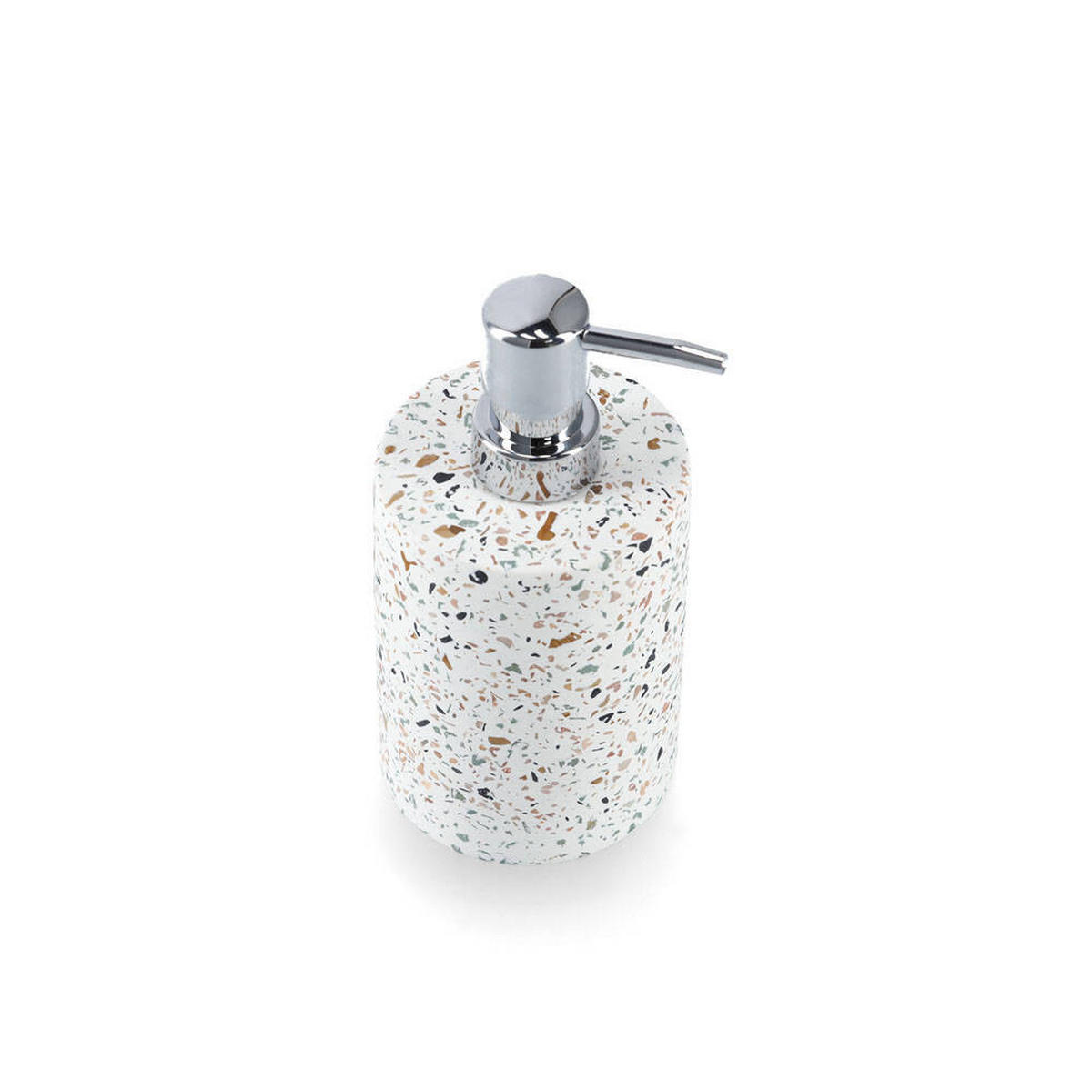 SEIFENSPENDER Terrazzo Ø 8,2 cm - Multicolor, Stein (8.2/16.8/8.2cm)