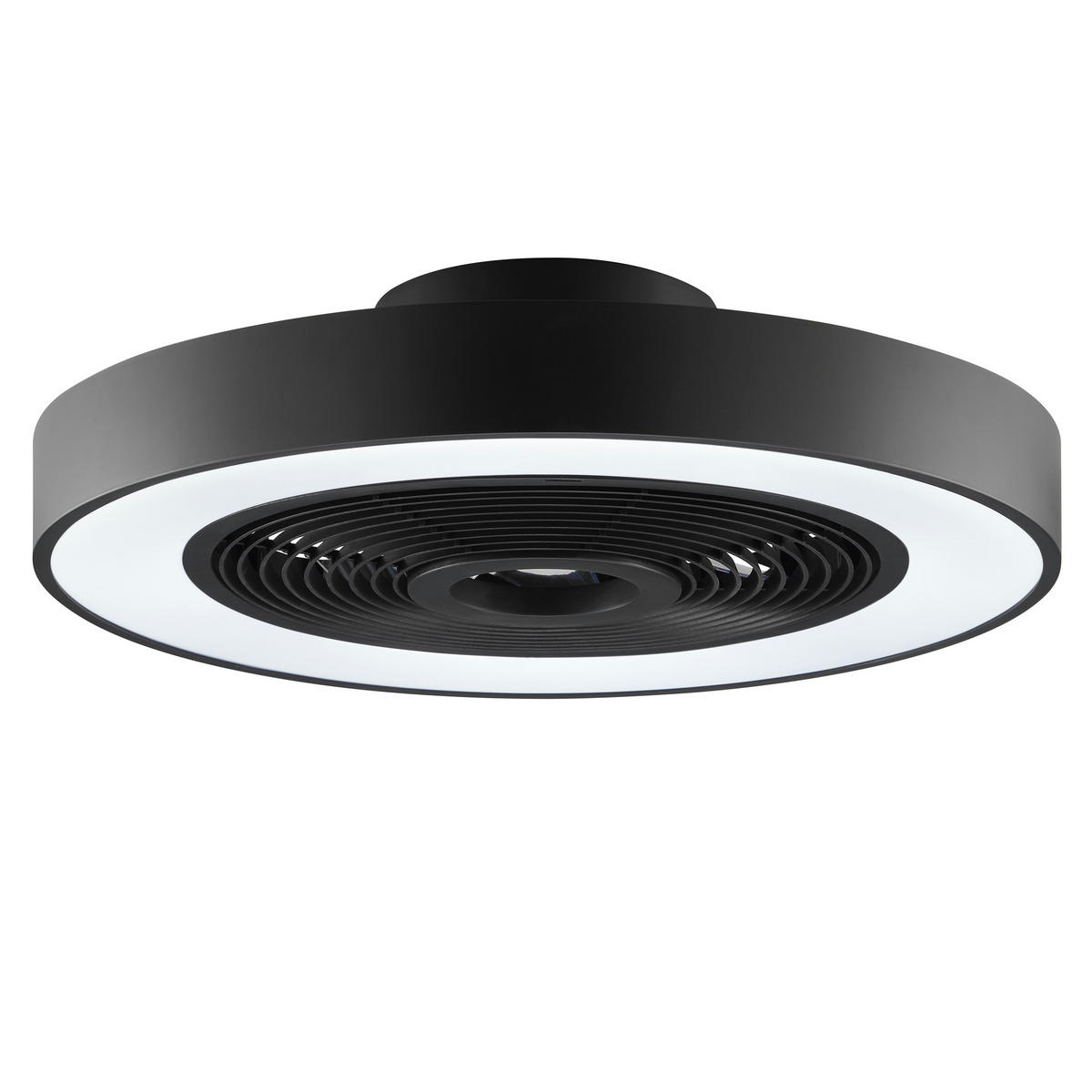 LED DECKENLEUCHTE Catania Schwarz 48,6/48,6/13,7 cm - Schwarz, Kunststoff (48.6/48.6/13.7cm) - Brilliant