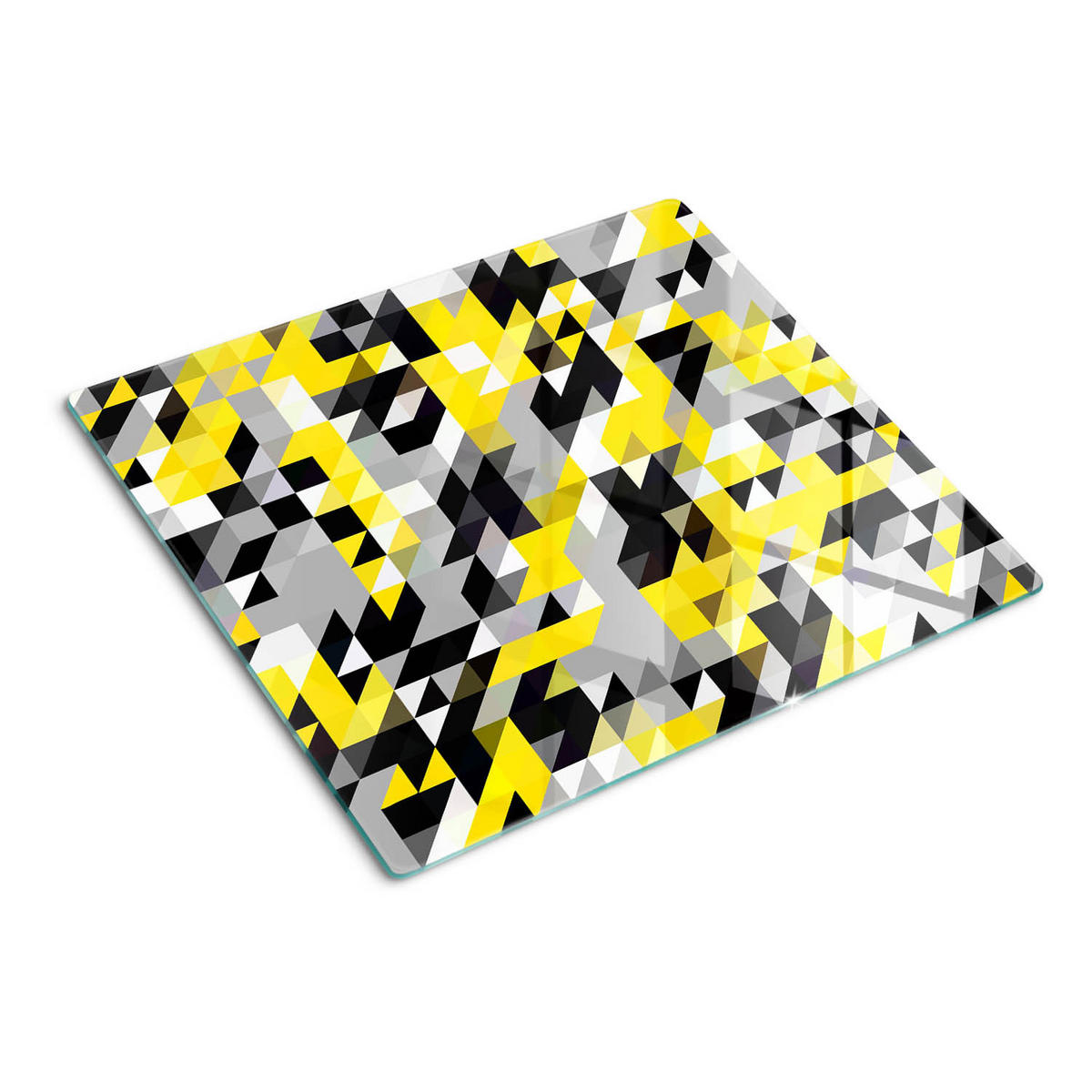 GLASPLATTE 60x52 cm Geometrische Figuren - Multicolor, Glas (60/0.4/52cm) - TULUP