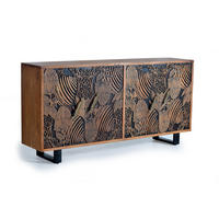 SIDEBOARD aus Akazienholz - Braun, Holz (42/94/190cm) - Giner y Colomer