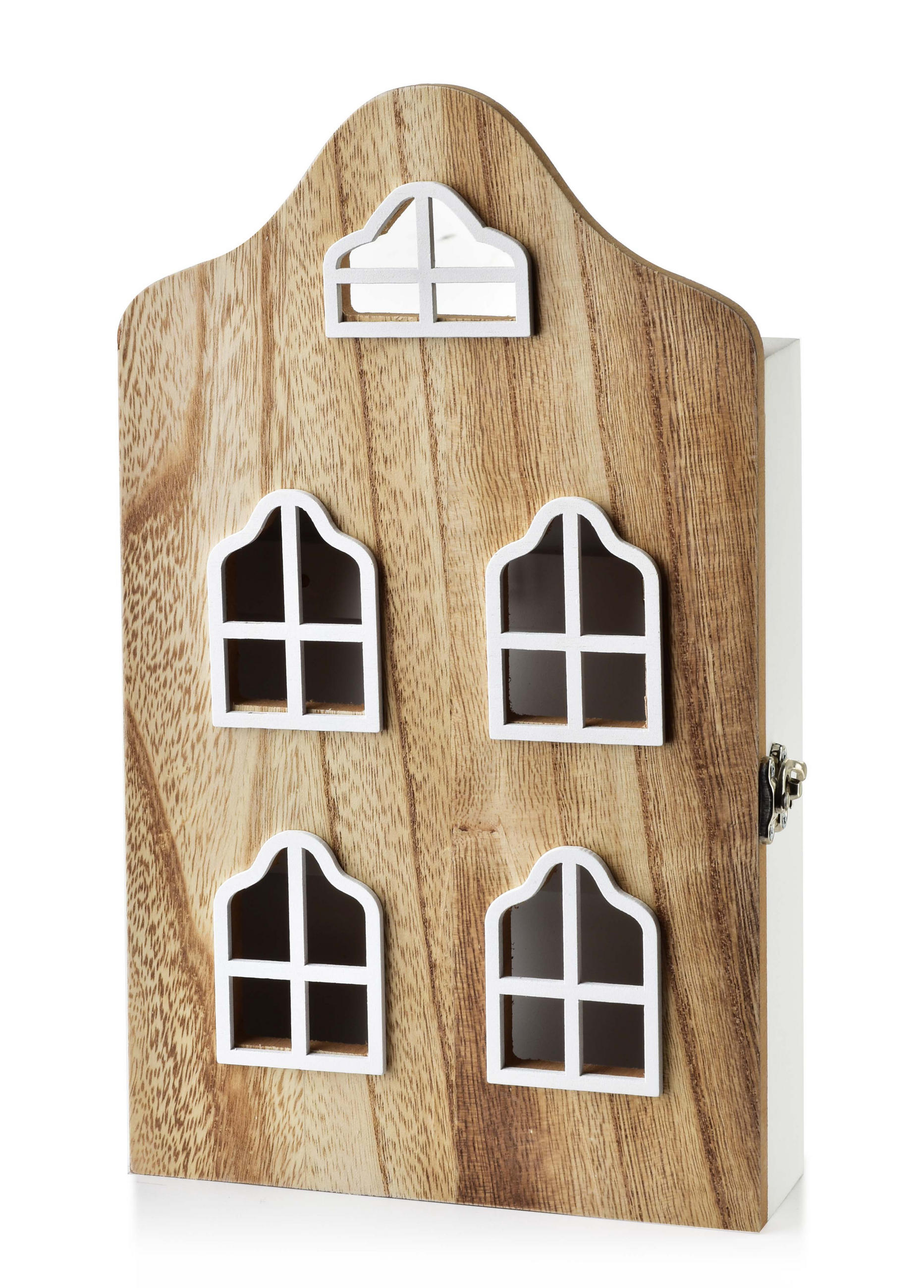 SCHLÜSSELKASTEN Stacy Braun 18/7/30 cm Holz - Braun, Holz (7/30/18cm) - Mondex