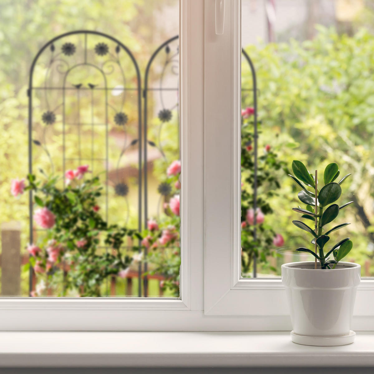 2XRANKGITTER - Schwarz, Metall (50/200/1.5cm) - Relaxdays